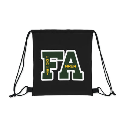 Outdoor Drawstring Bag Logo 1 #F13-02C Black