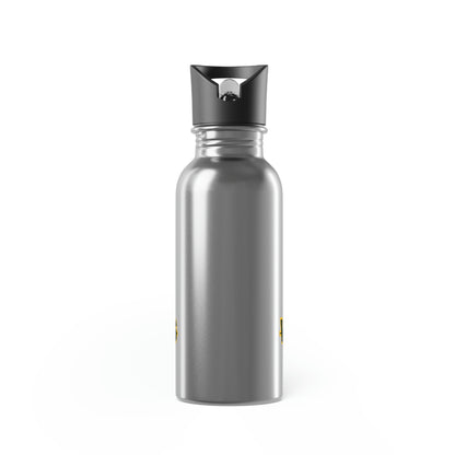 Stainless Steel Water Bottle With Straw, 20oz #F14-01E