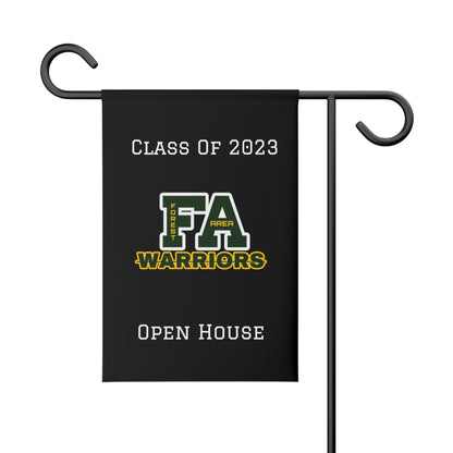 Class of 2023 Warriors Garden Banner Logo 2 #F02-01C