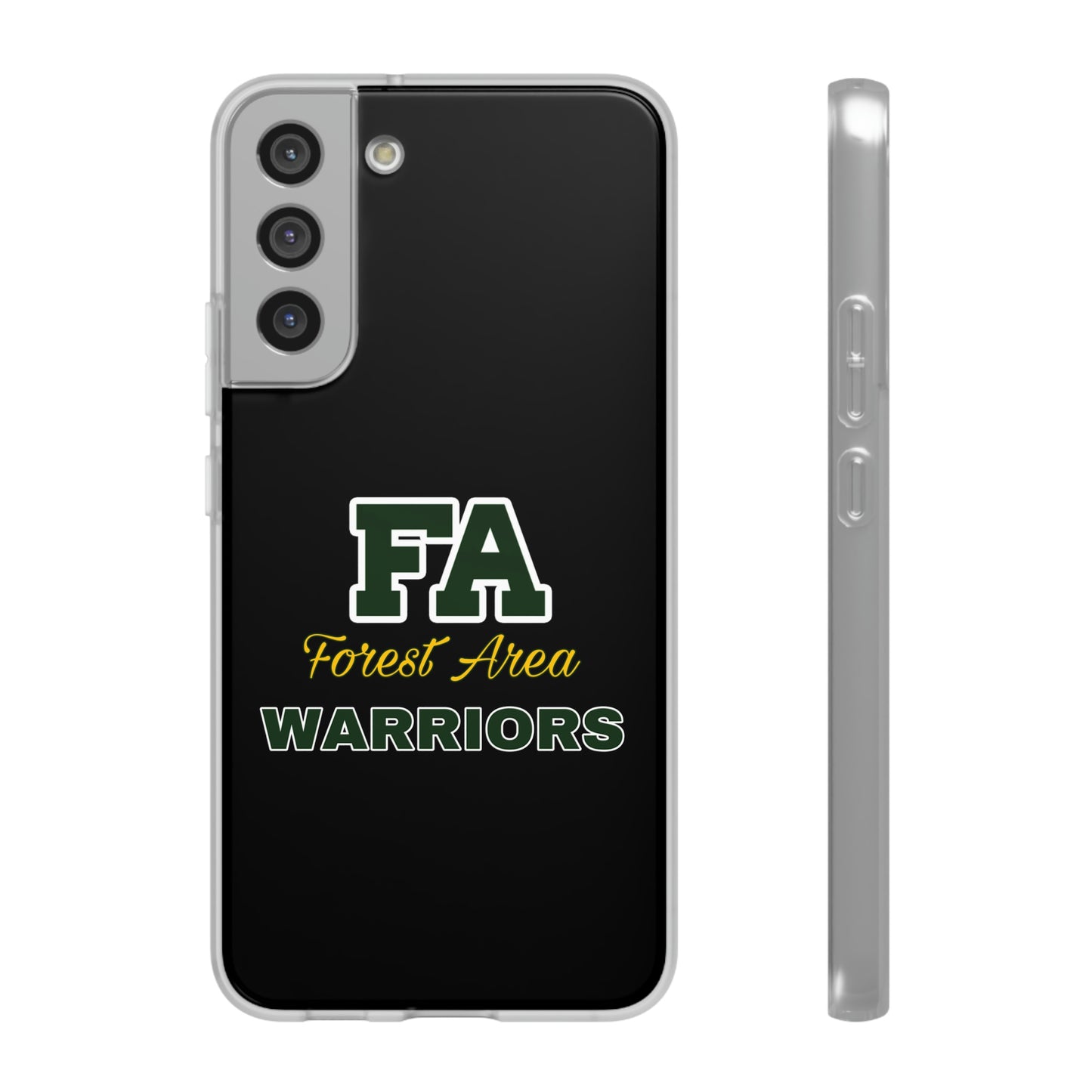 Black Flexi Case Logo #13  *28 Phone Models Item #F10-09D