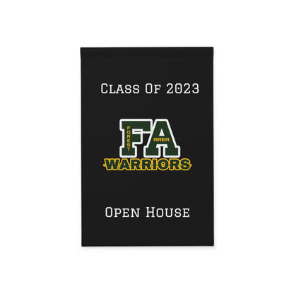 Class of 2023 Warriors Garden Banner Logo 2 #F02-01C
