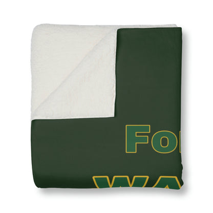 Logo 8 Sherpa Blanket F19-01J Green