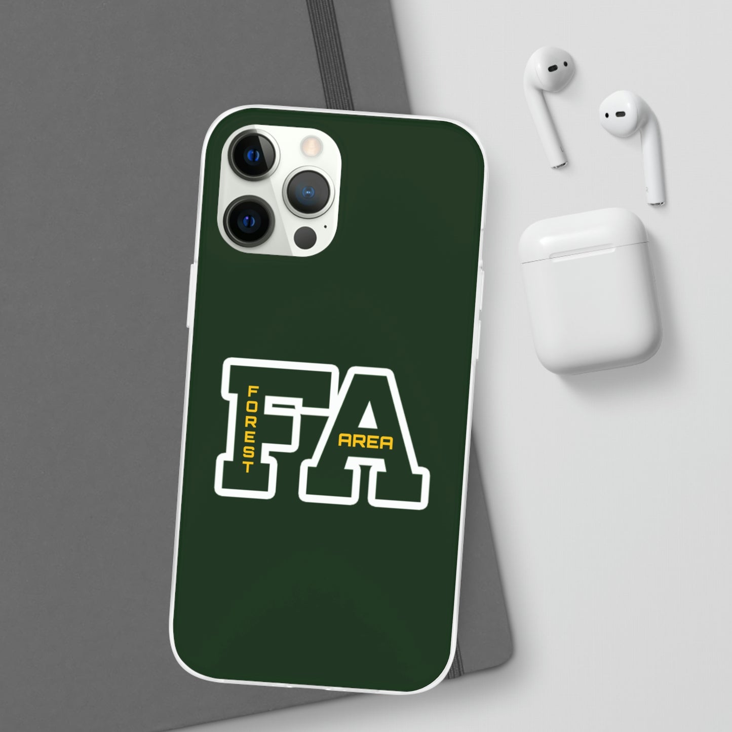 Green Flexi Case Logo #1 *28 Phone Models Item #F10-04D