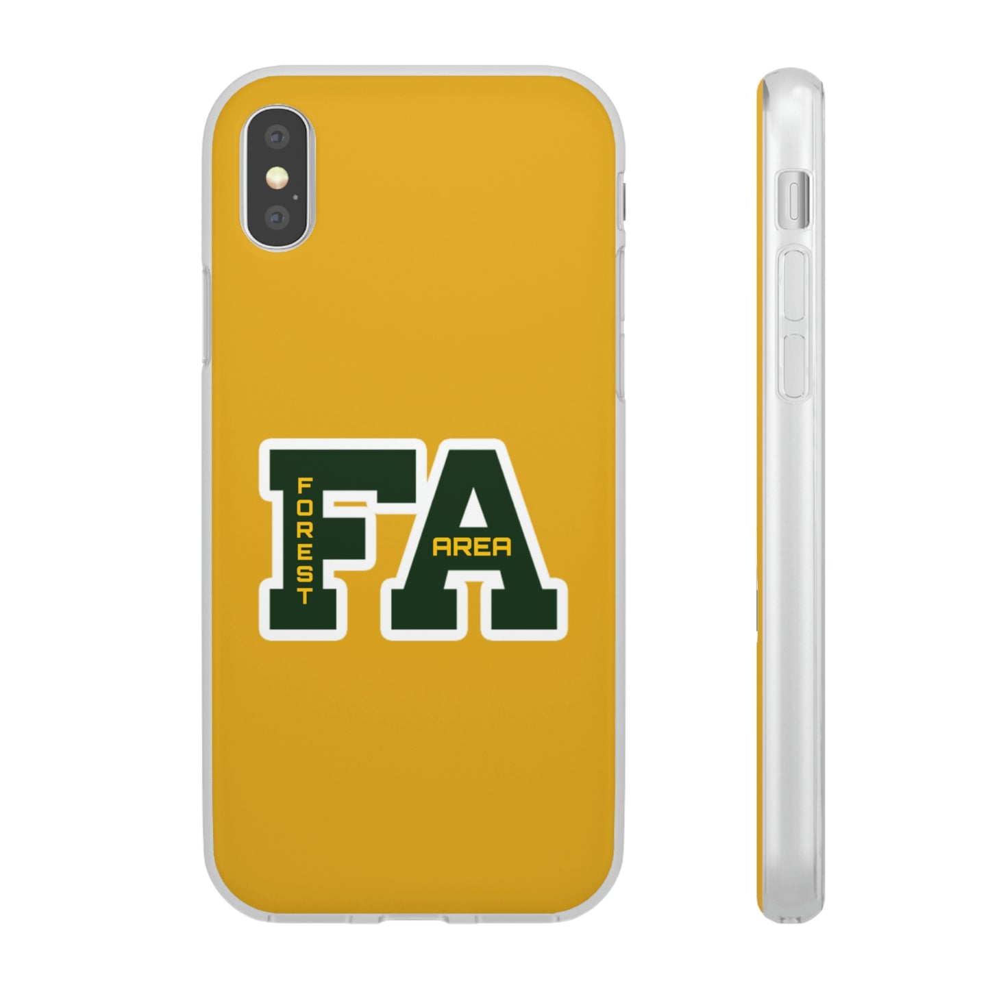 Gold Flexi Case Logo #1 *28 Phone Models Item #F10-07D