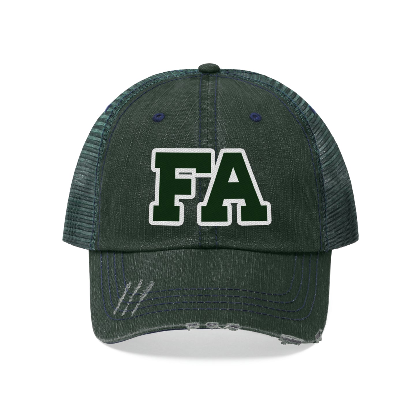 Embroidered Unisex Trucker Hat Logo 15 #F03-03D