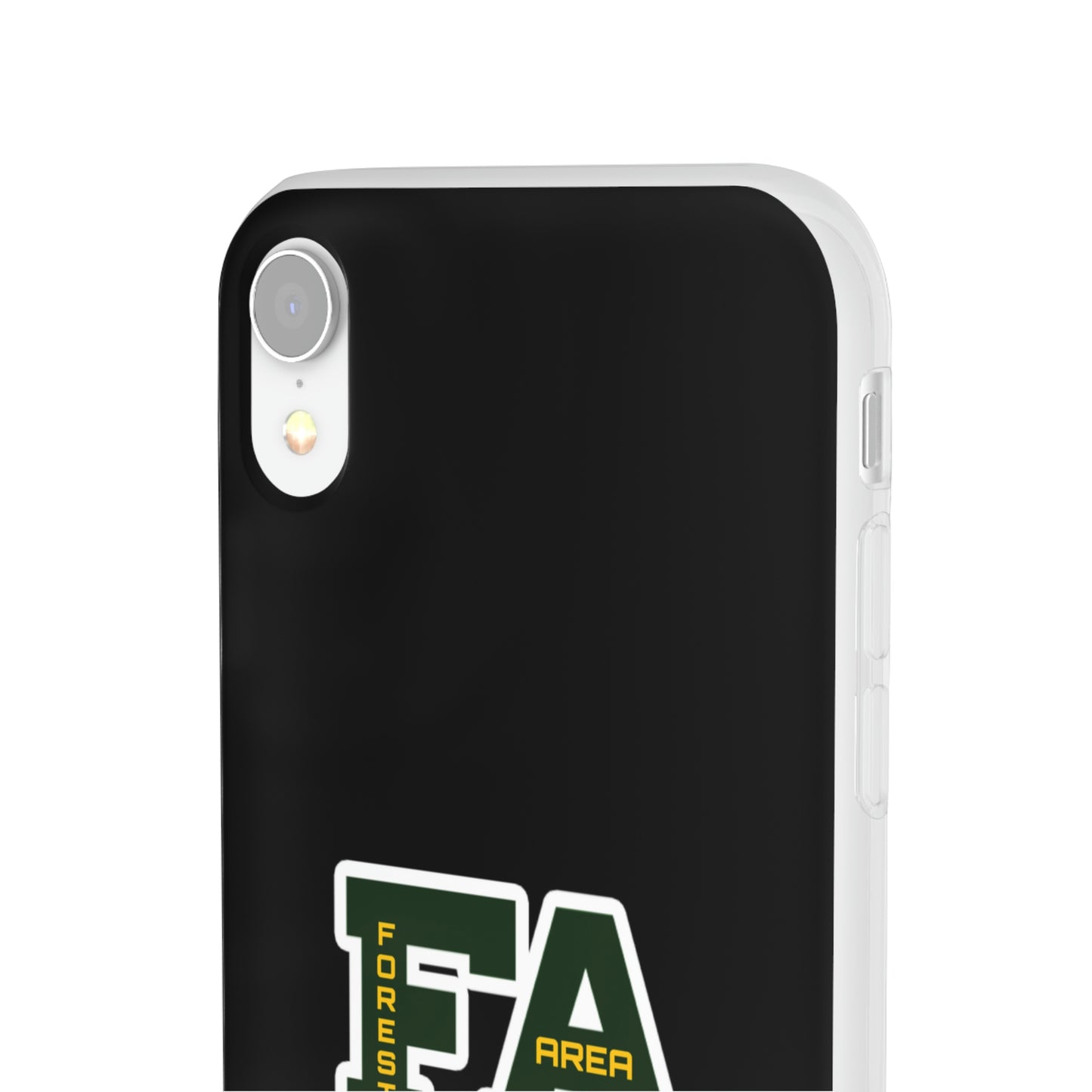 Black Flexi Case Logo #2 *28 Phone Models Item #F10-05D