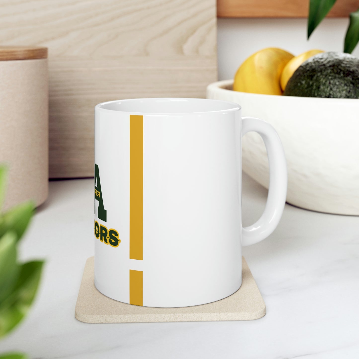 Ceramic Mug 11oz Logo 2 #F09-02B Stripes