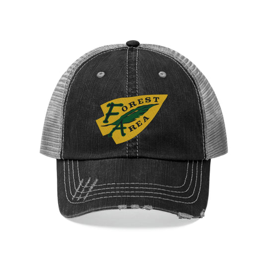 Embroidered Unisex Trucker Hat Logo 12 #F03-03D