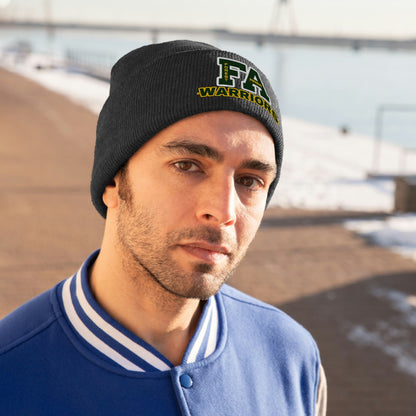 Logo 2 Embroidered Knit Beanie #F03-01D Four Colors