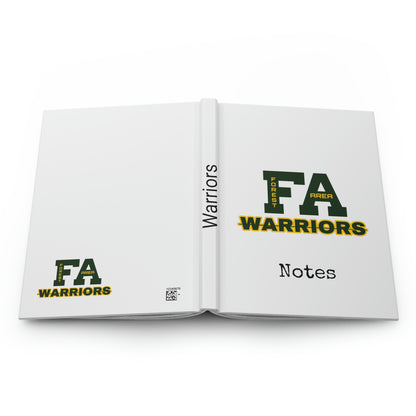 Hardcover Journal Matte Logo 2 #F05-01C “Notes” White