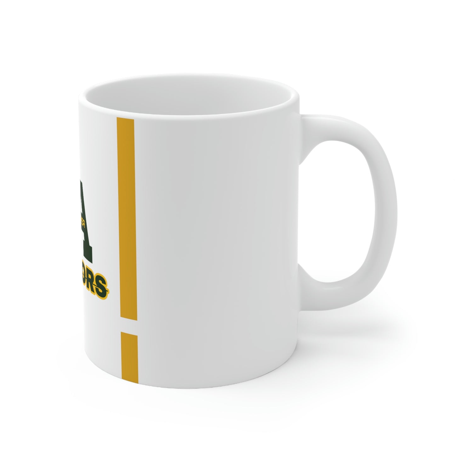 Ceramic Mug 11oz Logo 2 #F09-02B Stripes