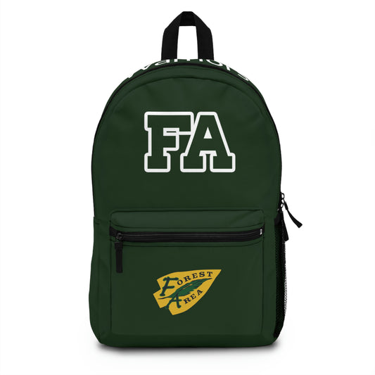Unisex Backpack Logo 15 #F01-26J Green