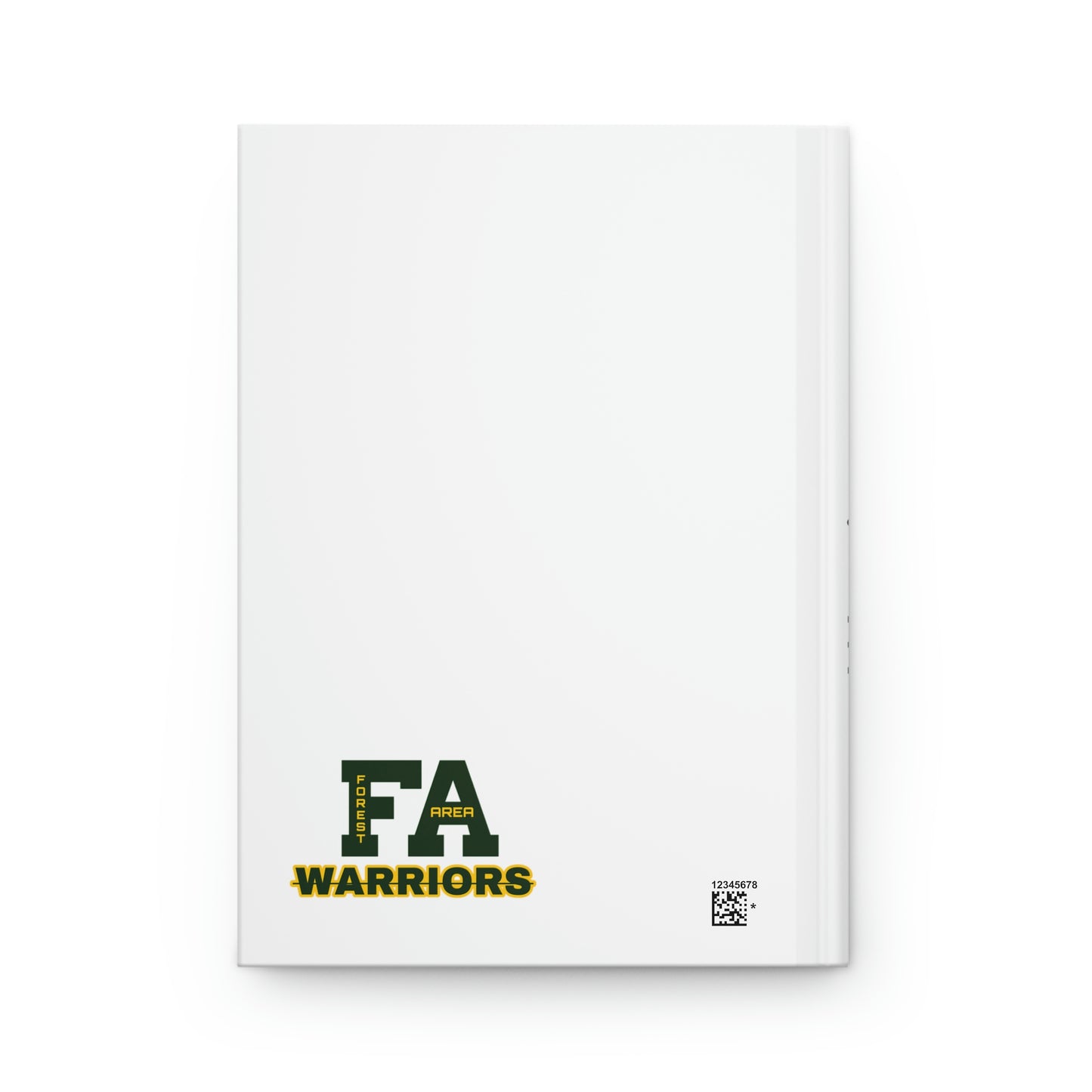 Hardcover Journal Matte Logo 2 #F05-01C “Notes” White