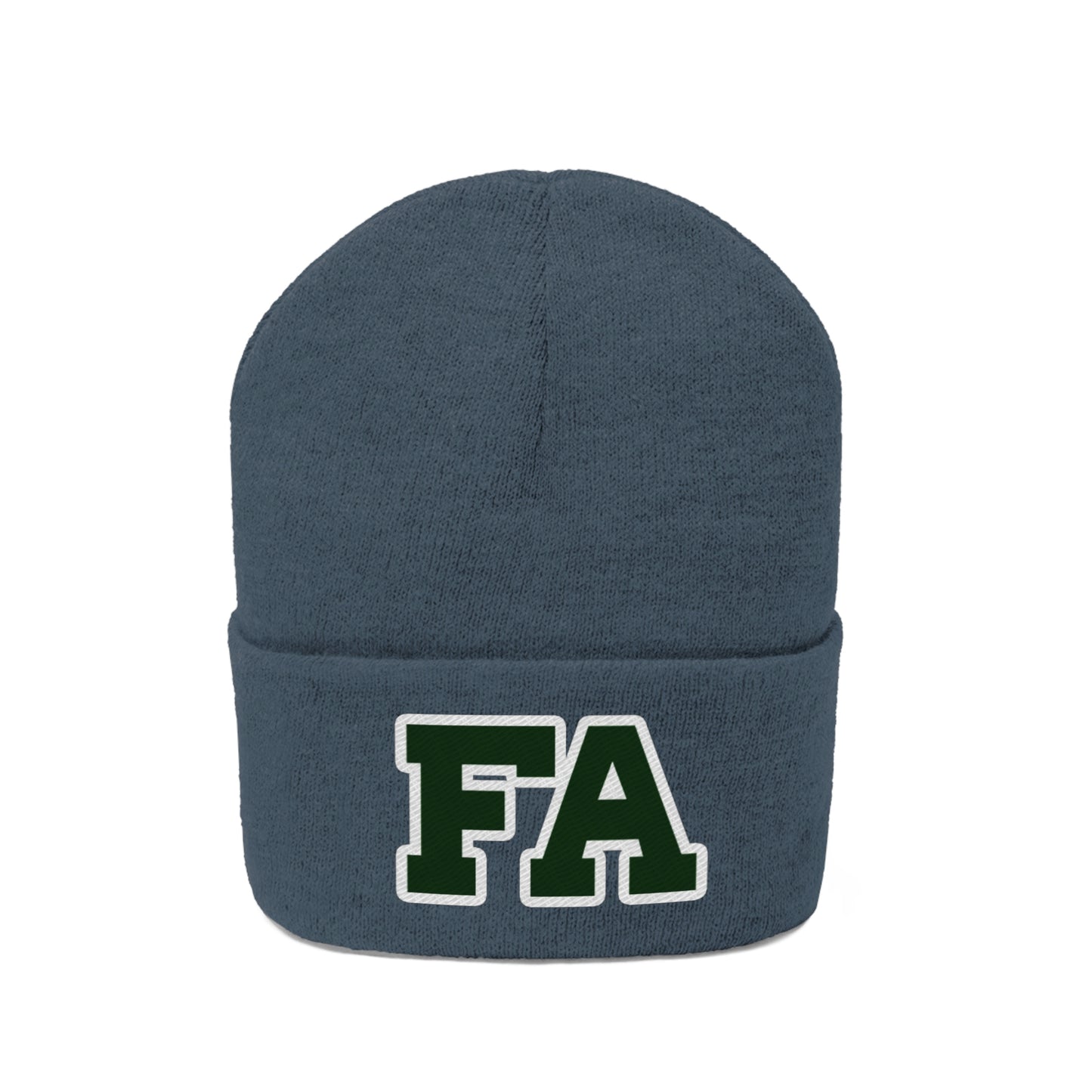 Logo 15 Embroidered Knit Beanie #F03-01D Four Colors