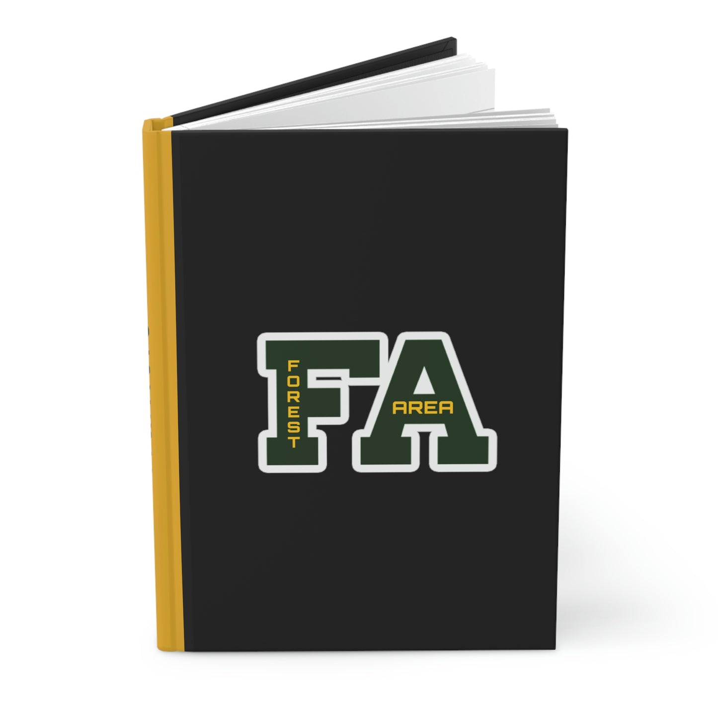 Hardcover Journal Matte Logo 1 #F05-01C Gold Spine