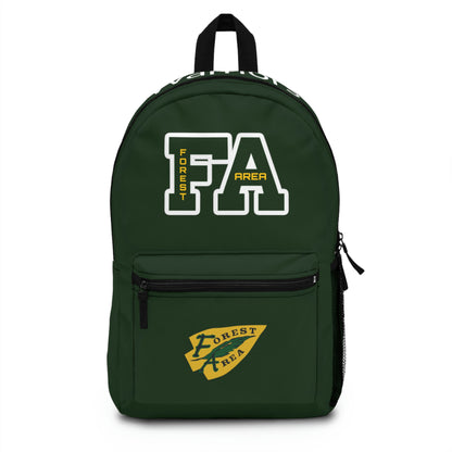 Unisex Backpack Logo 16 #F01-01J Green